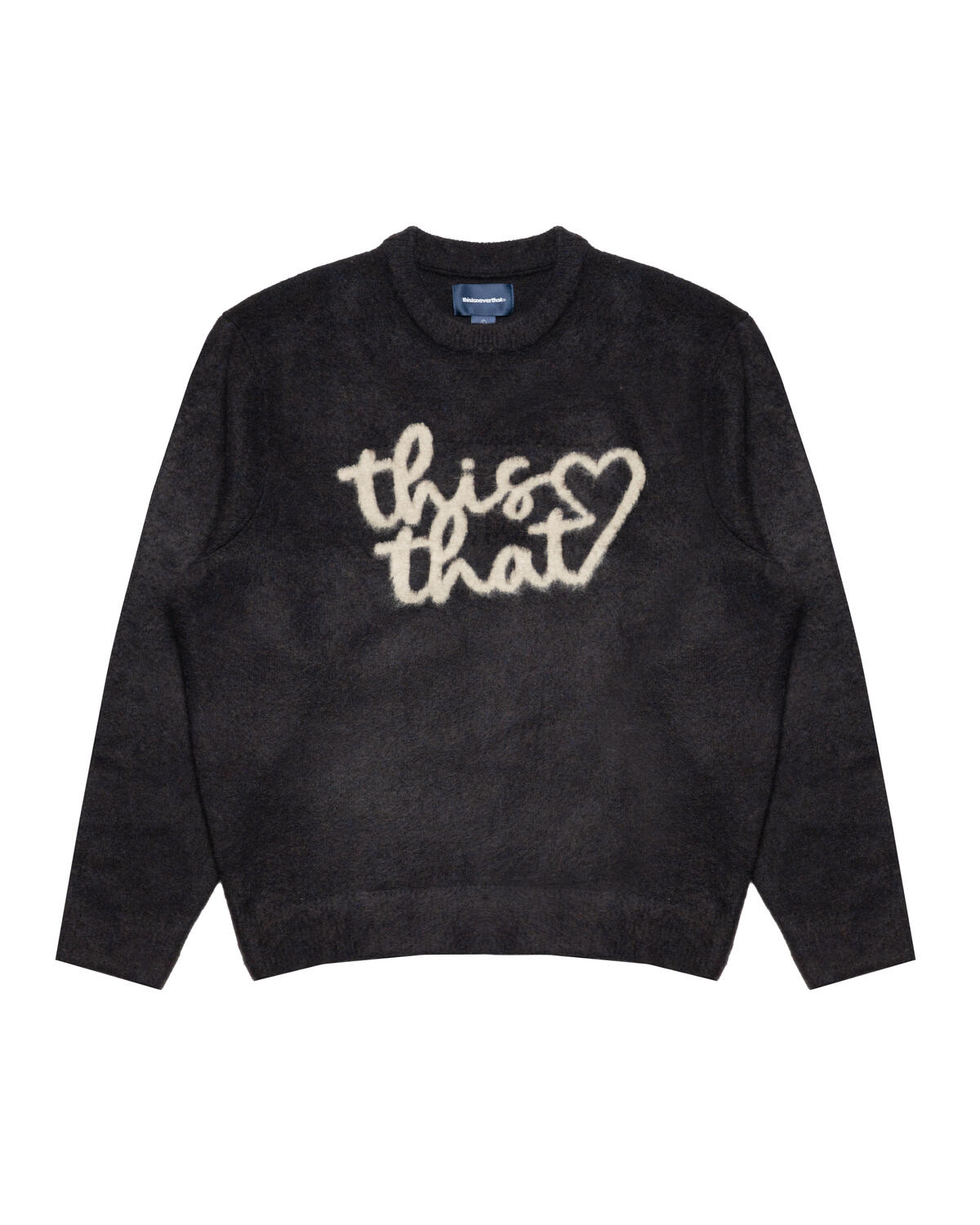 Thisisneverthat Heart Logo knit Sweater | TN253KKNPK10-DKN